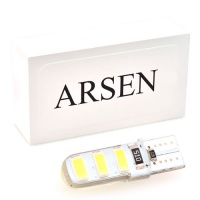 АВТОЛАМПА СВЕТОДИОДНАЯ ARSEN W5W - S-Light (2шт.)