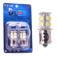 Автомобильная светодиодная лампа 1156 - P21W - 13 SMD 5050 (2шт.)