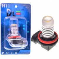 Светодиодная автомобильная лампа DLED H11 - HP - 5W (с линзой) (2шт.)